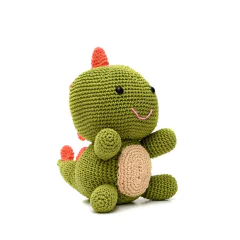 Dinossauro Verde em amigurumi0 - loja online
