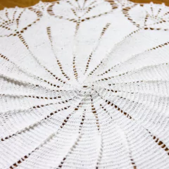 Centro de mesa Tulipa em crochê na internet