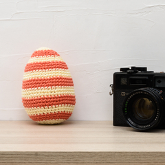 Ovo de Páscoa Alaranjado em amigurumi - comprar online
