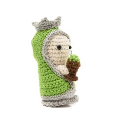 Mini Nossa Senhora do Chimarrão em amigurumi na internet