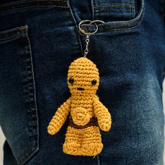 Chaveiro C - 3PO em amigurumi - Star Wars - comprar online