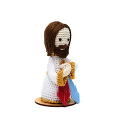 Jesus Misericordioso em Amigurumi na internet