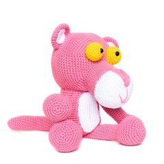 Pantera Cor de Rosa em amigurumi na internet