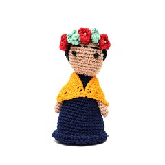 Imagem do Boneca Frida Kahlo média em amigurumi