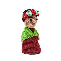 Boneca Frida Kahlo média em amigurumi - comprar online