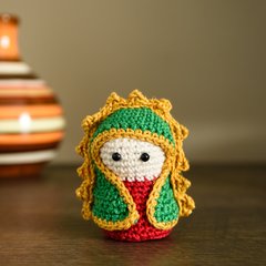 Mini Nossa Senhora de Guadalupe em amigurumi - comprar online