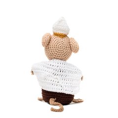 Ratinho Dorime Ameno em amigurumi - Art Familiar Artesanato