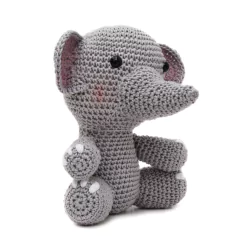 Elefante em amigurumi na internet