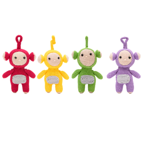 Kit Teletubbies em amigurumi