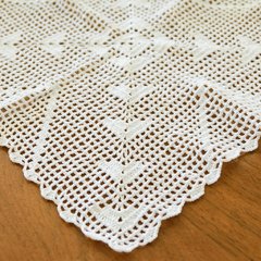 Centro de mesa quadrado em crochê - comprar online