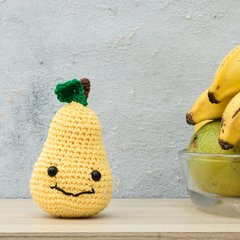 Pera em amigurumi na internet
