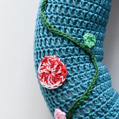 Guirlanda Boneco de Neve em amigurumi - Art Familiar Artesanato