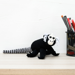 Sagui Grande em amigurumi