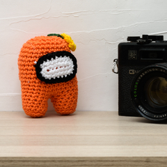 Among us laranja em amigurumi - comprar online
