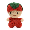 Bebê Moranguinho em Amigurumi