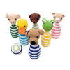 Boliche dos animais em amigurumi