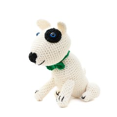 Cachorro Bacon Bull Terrier em amigurumi - comprar online