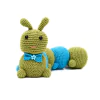 Centopéia colorida em amigurumi