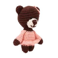 Chaveiro ursa média em amigurumi na internet