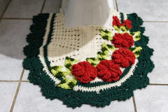 Conjunto de Banheiro com Flores - loja online