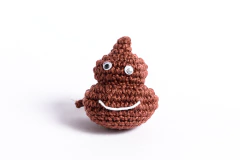 Chaveiro Emoji grande em amigurumi