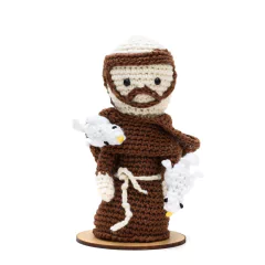 São Francisco de Assis em Amigurumi - comprar online