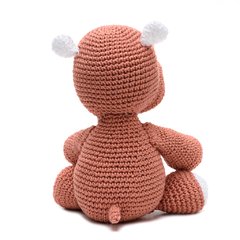 Hipopótamo marrom em amigurumi - comprar online