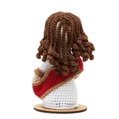 Imagem de Jesus Cristo em Amigurumi - Art Familiar Artesanato