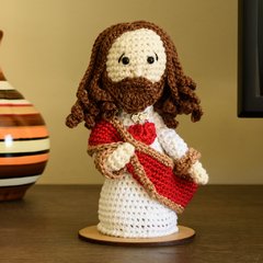 Imagem de Jesus Cristo em Amigurumi - loja online