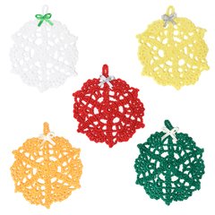 Kit Enfeite de Natal em crochê