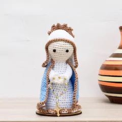 Nossa Senhora das Graças em amigurumi - loja online
