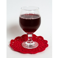 Porta copos red em crochê - comprar online