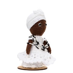 Preta velha em amigurumi na internet