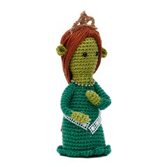 Princesa Fiona em amigurumi na internet