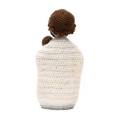 José com menino Jesus em amigurumi - Art Familiar Artesanato