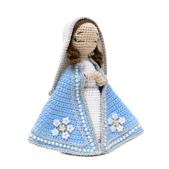Maria em amigurumi na internet