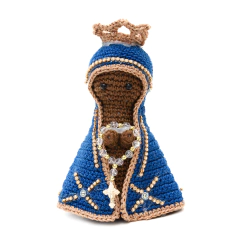 Nossa Senhora Aparecida em amigurumi