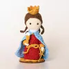 Santa Bárbara em Amigurumi