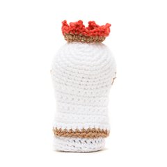 Mini Nossa Senhora de Fátima em amigurumi - Art Familiar Artesanato