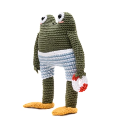 Sapo com Bóia em amigurumi - loja online