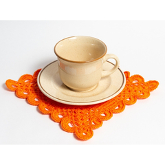 Toalhinha em crochê Orange - comprar online