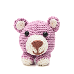 Urso bola em amigurumi