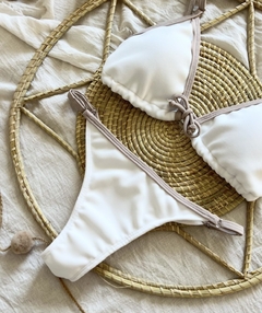 BIKINI MORLEY - BLANCO & NUDE - 85 AL 95- SIN CAMBIO - comprar online