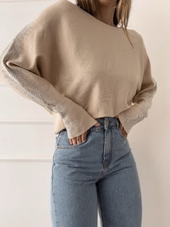 SWEATER MANGAS STRASS - IMPORTADO - comprar online