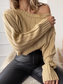SWEATER CUELLO BOTE - tienda online