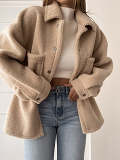CAMISACO CORDERITO BEIGE