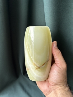 vaso de ônix paquistanês - alongado