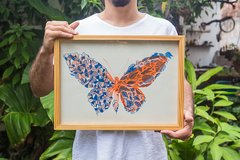 Ilustração A3 Borboleta, por Daniel Chastinet