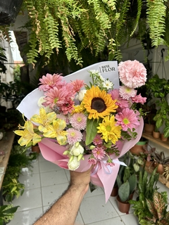 Buquê da semana - jardim colorido na internet