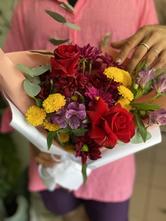 Buquê da semana - jardim colorido na internet
